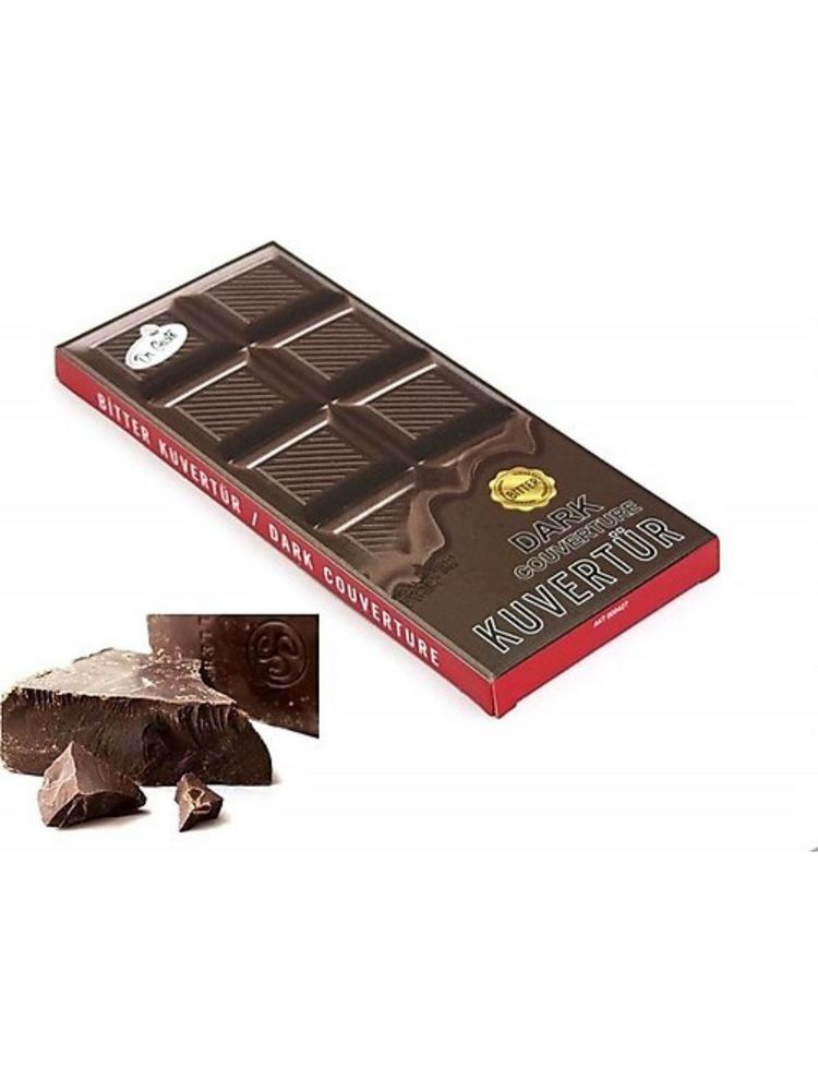 Kuvertür Mini Çikolata Bitter 200 gr