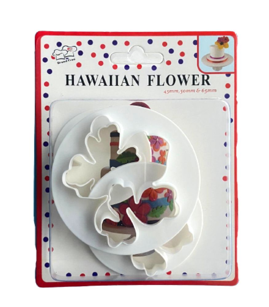 Plastik Hawai Çiçek Kesme Set