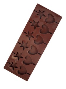 Kalp Yıldız Lolipop Silikon Kalıbı