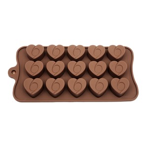  Kalp Silikon Çikolata Kalıbı