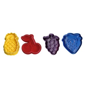 3D Renkli Kupat-Meyveler