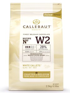 Callebaut Drop Beyaz Çikolata 2,5 Kg