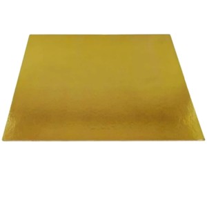 Gold Dikdörtgen Pasta Altlığı (30X40)