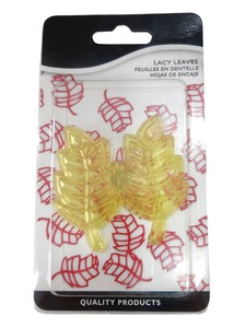  Plastik Dantel Yaprak Kesme Set