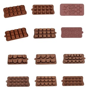 Toptan Silikon Çikolata Kalıpları-12 lu Set