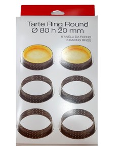Plastik Yuvarlak Turta Kesme 6 lı Set