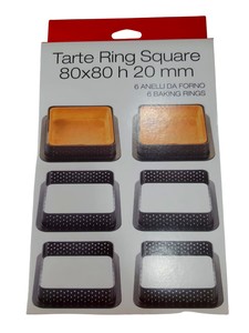 Plastik Kare Turta Kesme 6 lı Set