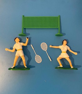 Tenis Oyunculu Set - Pasta Üstü Oyuncak