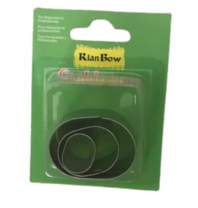 Yuvarlak Metal Kurabiye Kalıbı Kesme Set