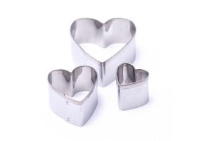 Kalp Metal Kurabiye Kalıbı Kesme Set