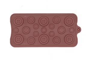 Düğme Silikon Çikolata Kalıbı