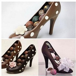  3D Topuklu Ayakkabı Şeffaf Çikolata Kalıbı